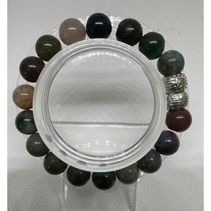 10MM Semi-Precious Gemstone Beaded 7.5” Stretchy Bracelet